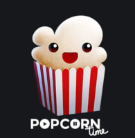 Het logo van Popcorn Time