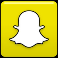 Het logo van Snapchat