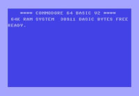 Startscherm Commodore 64 / Bron: Publiek domein, Wikimedia Commons (PD)